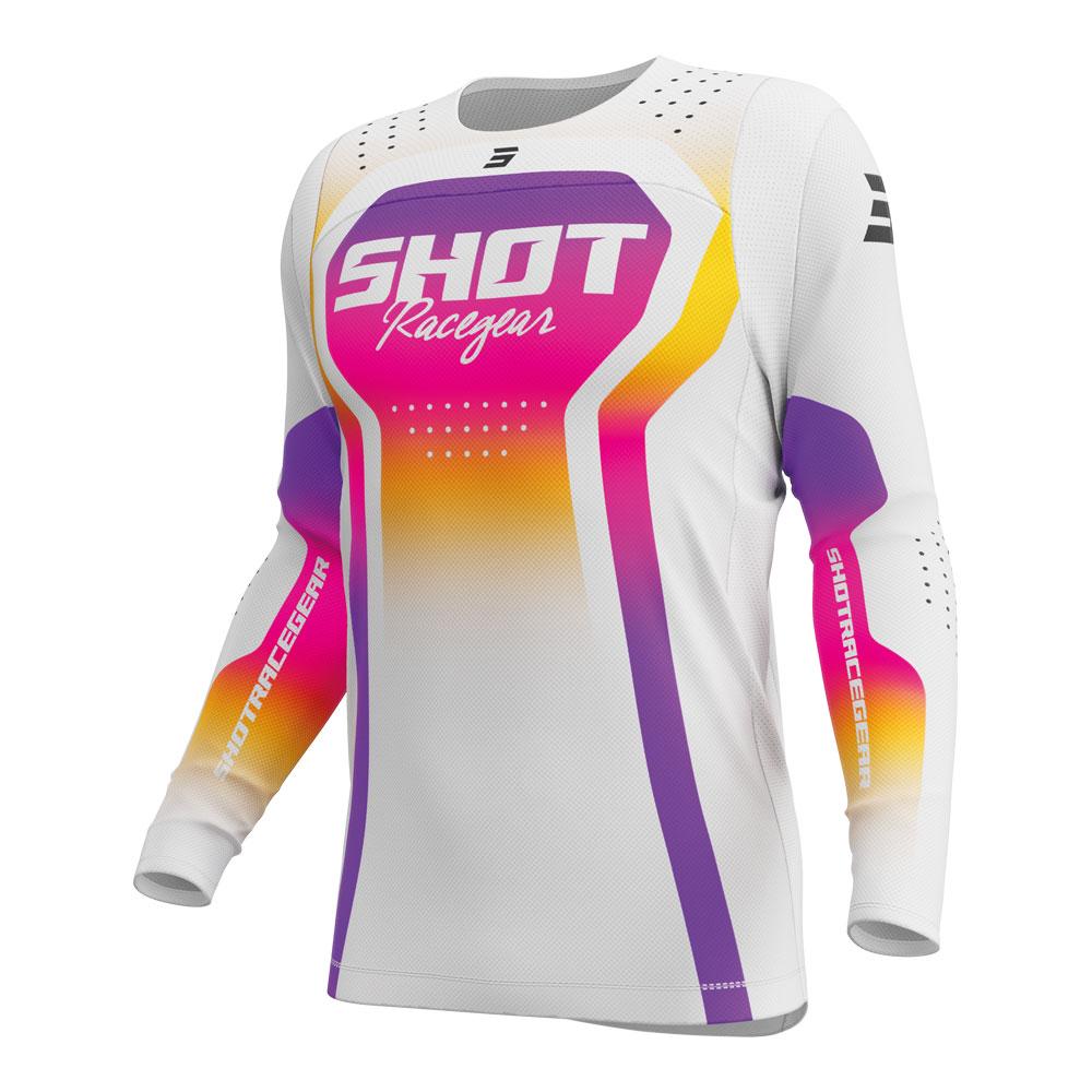 Shot Contact Kid Stream Jersey White