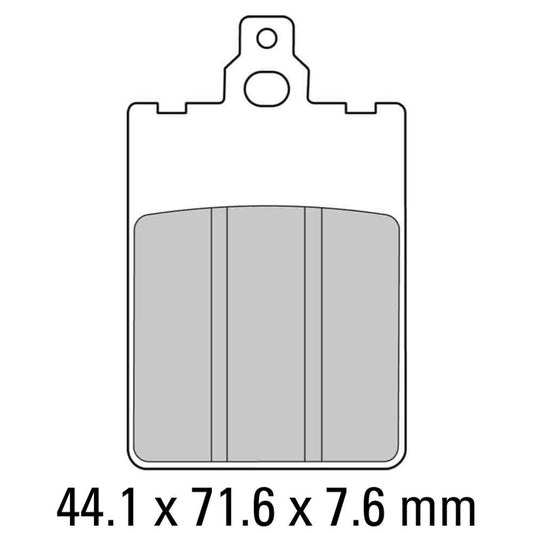 Ferodo Disc Pad Set - FDB698 P Platinum Non Sintered Compound