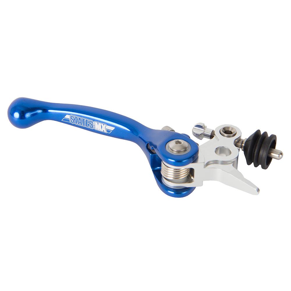 States MX Front Brake Lever - STD Flex - Husqvarna - Blue (Formula Master Cylinder)