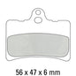 Ferodo Disc Pad Set - FDB866 P Platinum Non Sintered Compound