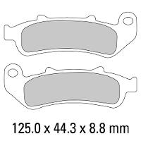 Ferodo Disc Pad Set - FDB2002 P Platinum Non Sintered Compound