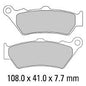 Ferodo Disc Pad Set - FDB2006 ST Sinter Grip Sintered Compound - Road