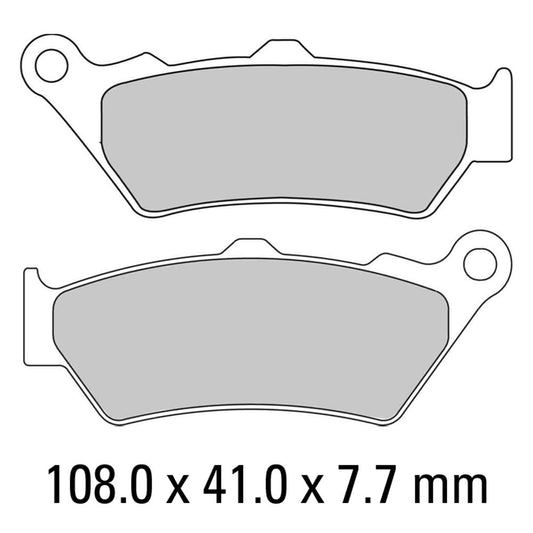 Ferodo Disc Pad Set - FDB2006 ST Sinter Grip Sintered Compound - Road