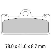 Ferodo Disc Pad Set - FDB2007 P Platinum Non Sintered Compound