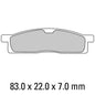 Ferodo Disc Pad Set - FDB2015 SG Sinter Grip Sintered Compound - Off-Road