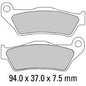 Ferodo Disc Pad Set - FDB2018 ST Sinter Grip Sintered Compound - Road