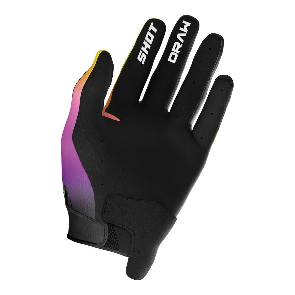 Shot Draw Kid Shade Gloves Pink/Neon Yellow
