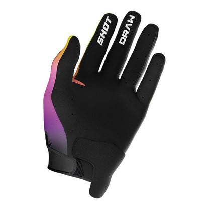 Shot Draw Kid Shade Gloves Pink/Neon Yellow