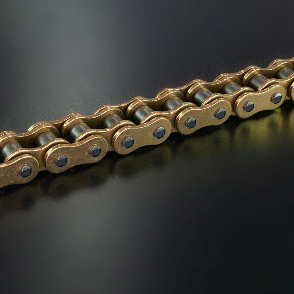 RK Chain 520ZXW - 130 Link - Gold