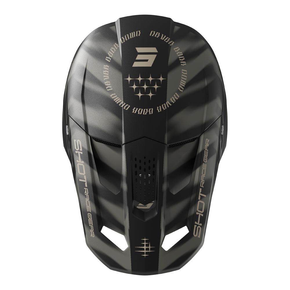 Shot Speed Tiger Helmet Black Matt