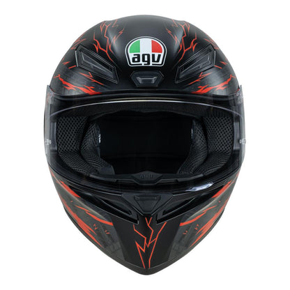 AGV K1 S - Gladiator Matt Black/Gold/Red