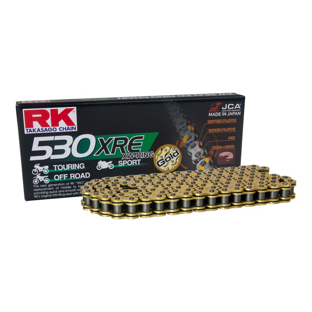RK Chain GB530XRE - 114 Link - Gold