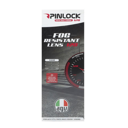 AGV 100% Max Vision™ Pinlock® Lens 120 Clear GT3-2 XL-XXXL