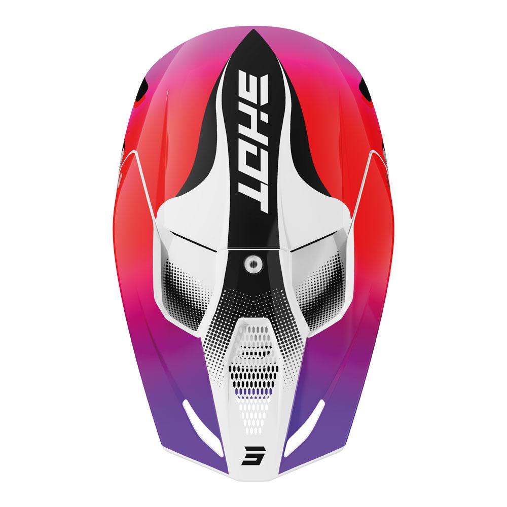 Shot Furious Zebra Helmet Pink Glossy