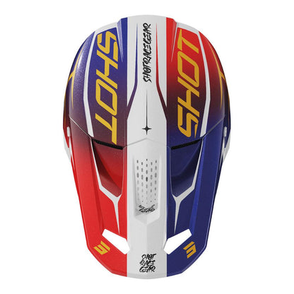Shot Speed Kid Side Helmet Red/Blue Pearly
