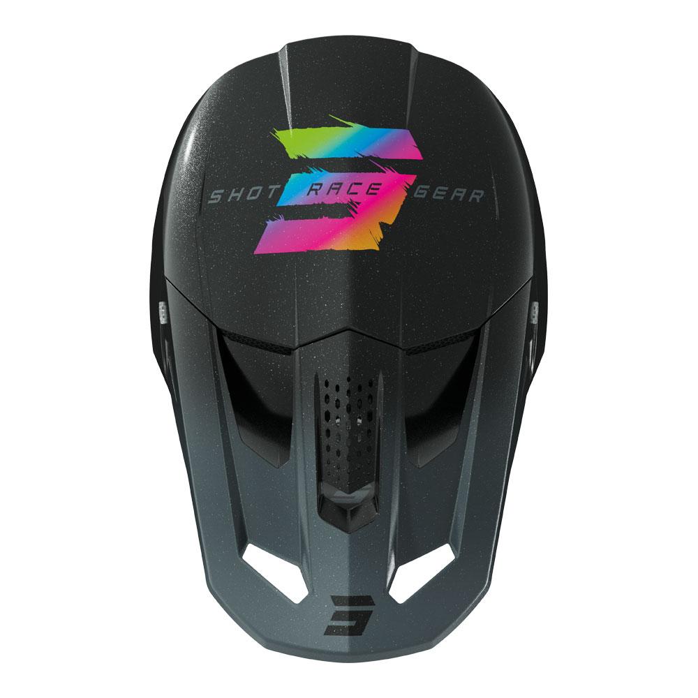 Shot Speed Kid RAC Helmet Black Pearly