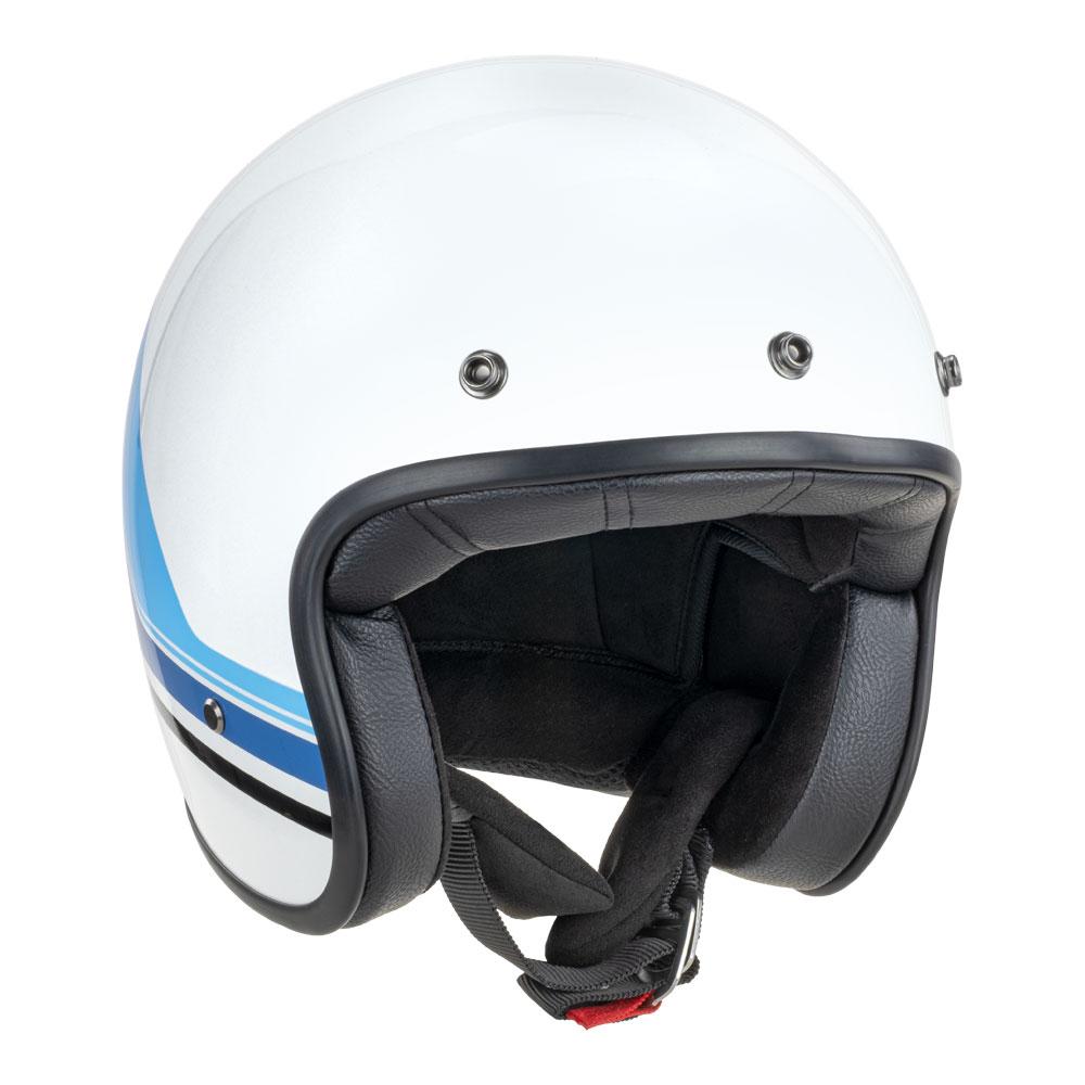 Merlin Blackbird Helmet Aero Stripe White