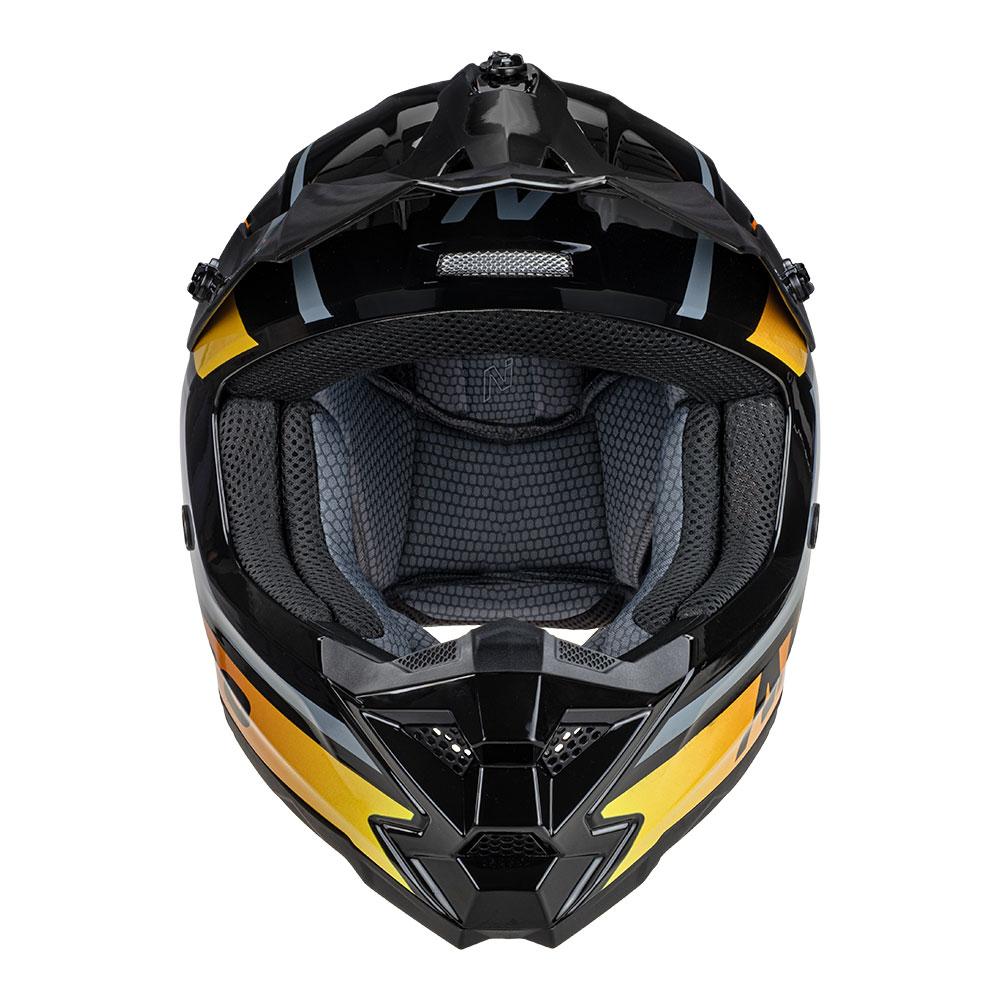 Nitro MX710 Youth Onyx-Q2 Yellow/Red