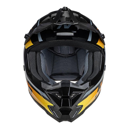 Nitro MX710 Youth Onyx-Q2 Yellow/Red