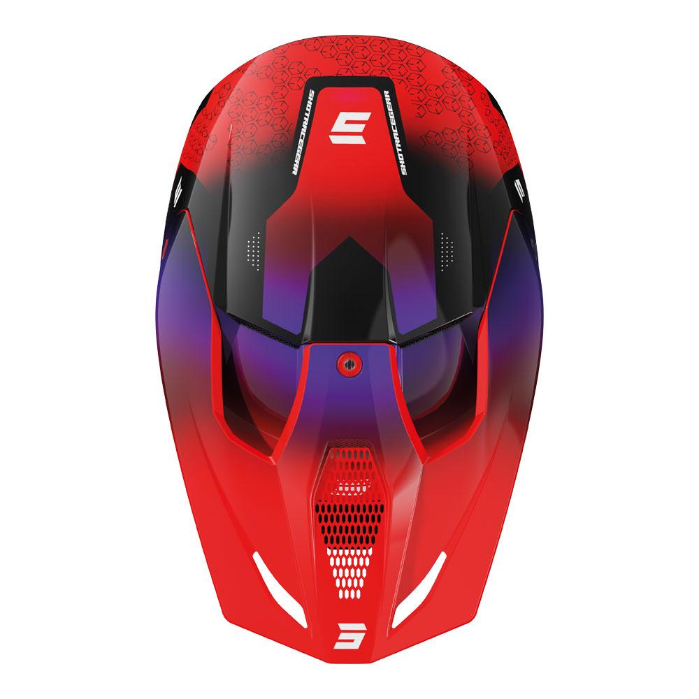 Shot Furious Kid Stream Helmet Red Glossy