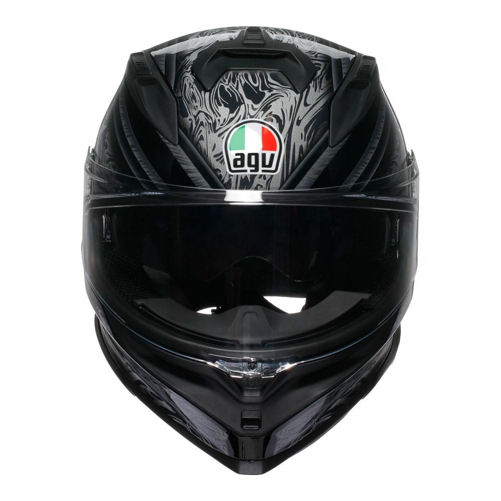 AGV K7 - Damascus Black/Silver