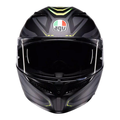 AGV K3 - Syth Matt Black/Yellow Fluro
