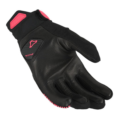 Macna Obtain Leather Ladies Gloves Black/Pink