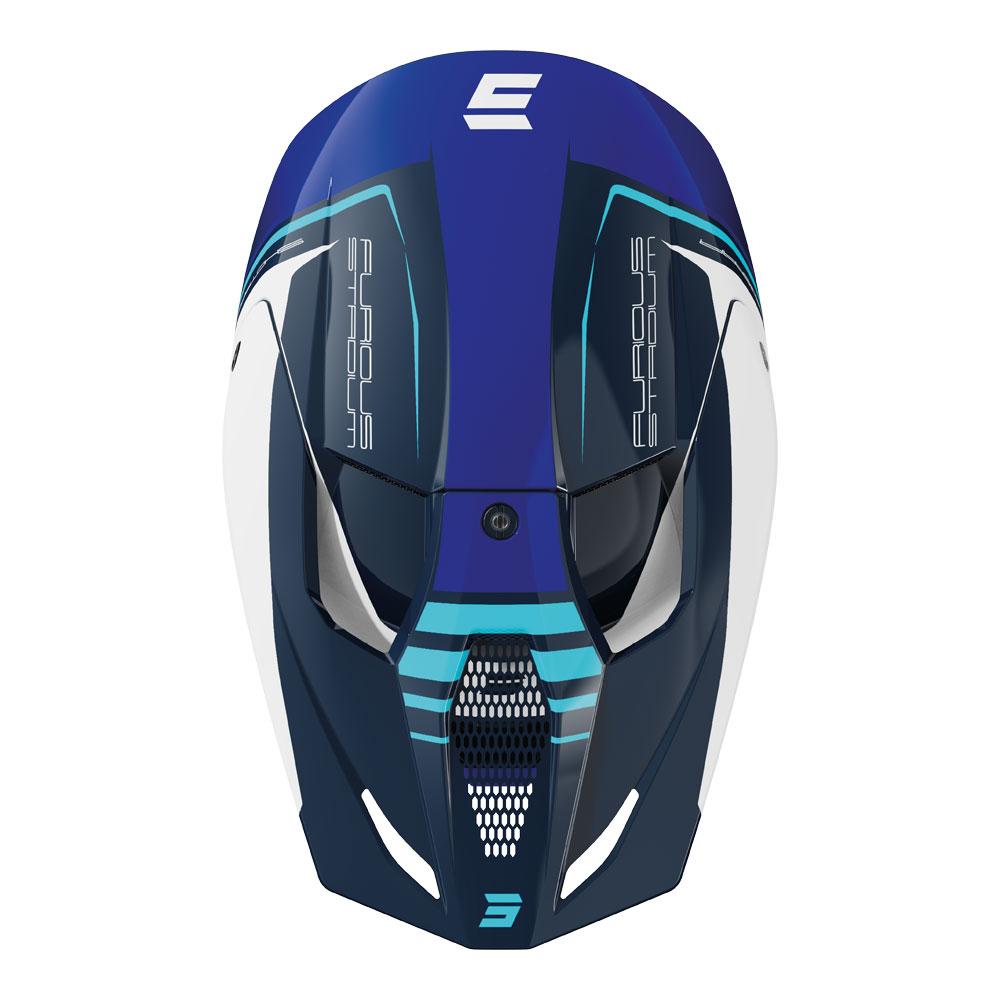 Shot Furious Stadium Helmet Blue Glossy
