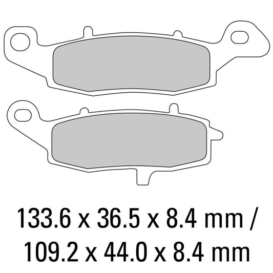 Ferodo Disc Pad Set - FDB2048 ST Sinter Grip Sintered Compound - Road