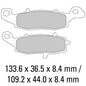 Ferodo Disc Pad Set - FDB2048 ST Sinter Grip Sintered Compound - Road