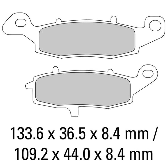 Ferodo  Disc Pad Set - FDB2049 P Platinum Non Sintered Compound