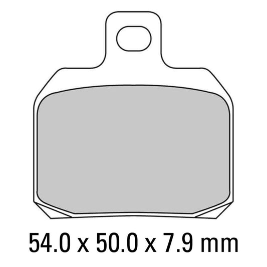 Ferodo Disc Pad Set - FDB2074 P Platinum Non Sintered Compound