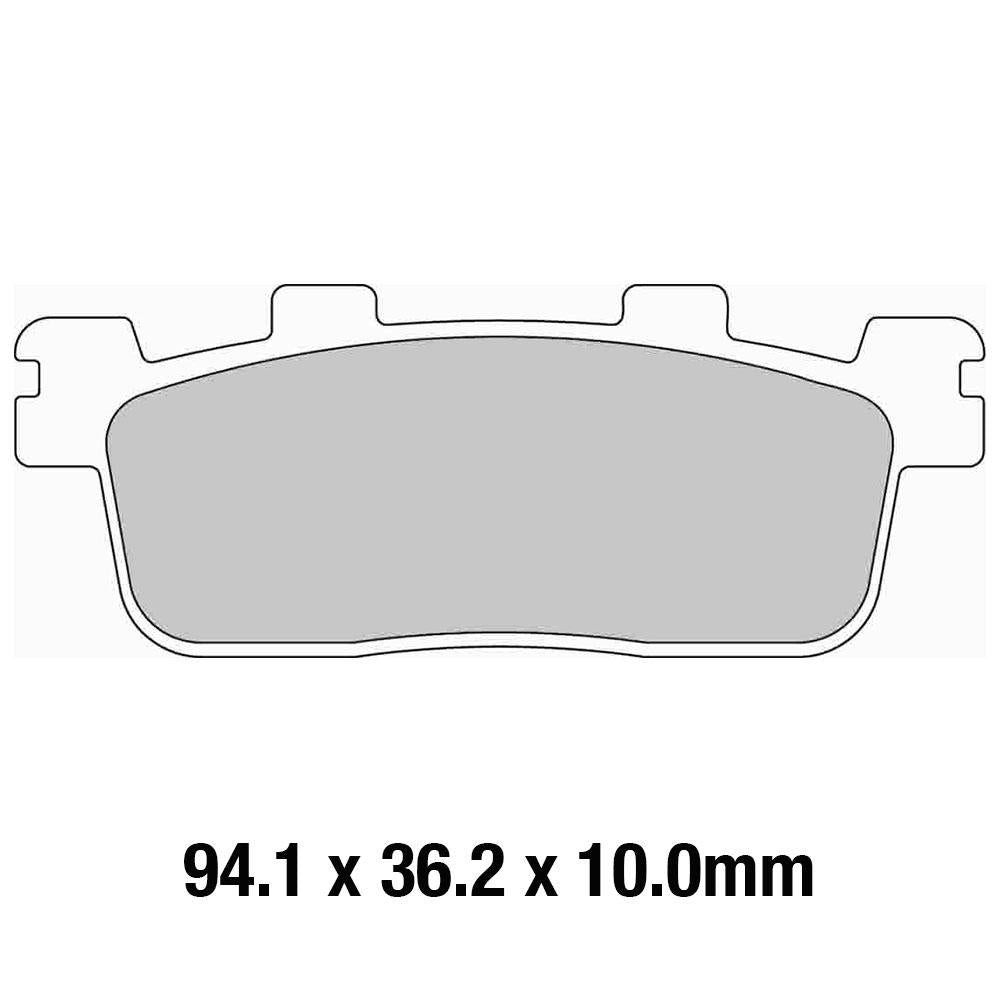 Ferodo Disc Pad Set - FDB2254 EF ECO Friction Non Sintered Compound