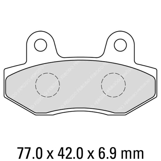 Ferodo Disc Pad Set - FDB312 ST Sinter Grip Sintered Compound - Road