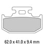 Ferodo Disc Pad Set - FDB659 SG Sinter Grip Sintered Compound - Off-Road