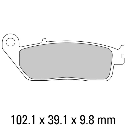 Ferodo Disc Pad Set - FDB664 EF ECO Friction Non Sintered Compound