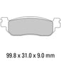 Ferodo Disc Pad Set - FDB2083 EF ECO Friction Non Sintered Compound