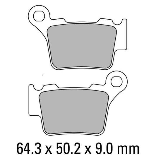 Ferodo  Disc Pad Set - FDB2165 EF ECO Friction Non Sintered Compound