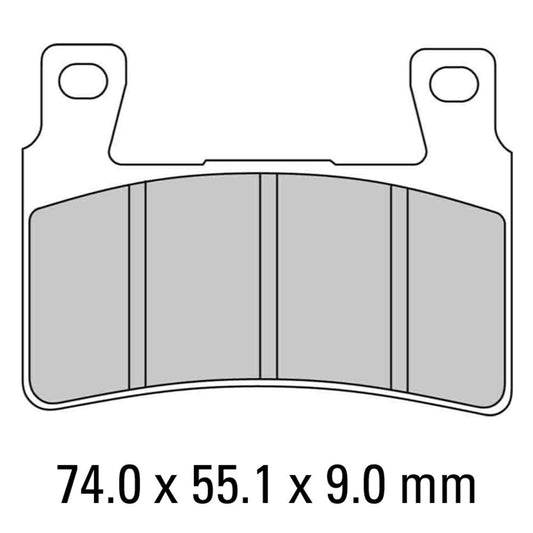 Ferodo Disc Pad Set - FDB2079 ST Sinter Grip Sintered Compound - Road