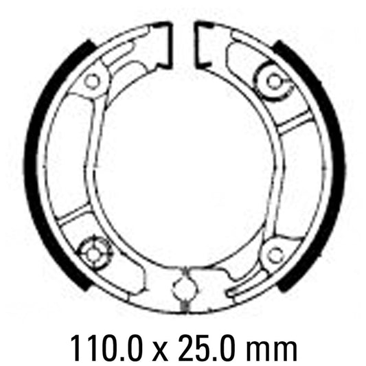 Ferodo ECO Brake Shoe Set - FSB705 EF