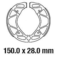 Ferodo Brake Shoe Set - FSB967