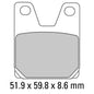 Ferodo Disc Pad Set - FDB2084 ST Sinter Grip Sintered Compound - Road