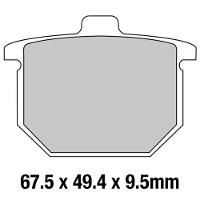 Ferodo Disc Pad Set - FDB182 P Platinum Non Sintered Compound