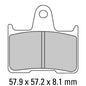 Ferodo Disc Pad Set - FDB2111 P Platinum Non Sintered Compound