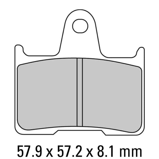 Ferodo Disc Pad Set - FDB2111 ST Sinter Grip Sintered Compound - Road