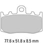 Ferodo Disc Pad Set - FDB2125 ST Sinter Grip Sintered Compound - Road