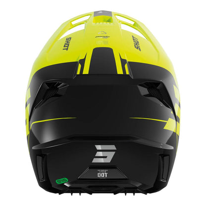 Shot Speed Kid S Helmet Neon Yellow Glossy