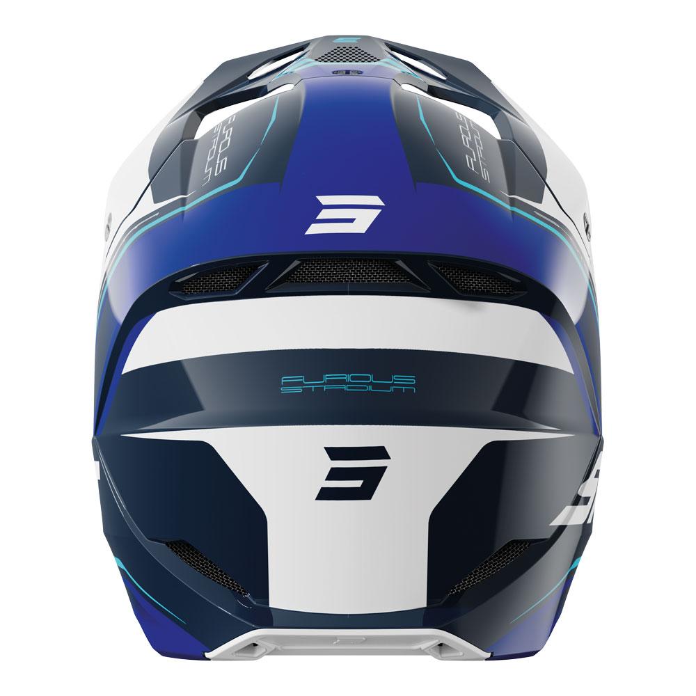 Shot Furious Stadium Helmet Blue Glossy