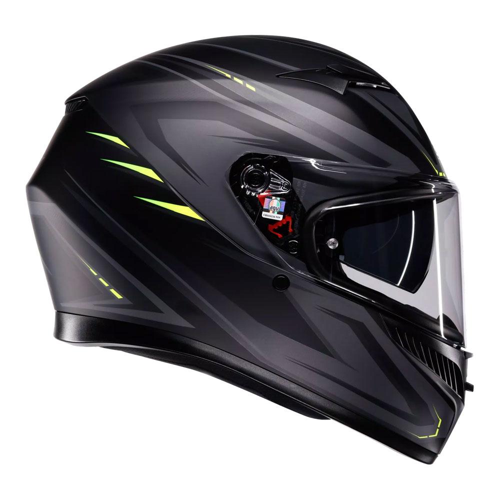AGV K3 - Syth Matt Black/Yellow Fluro