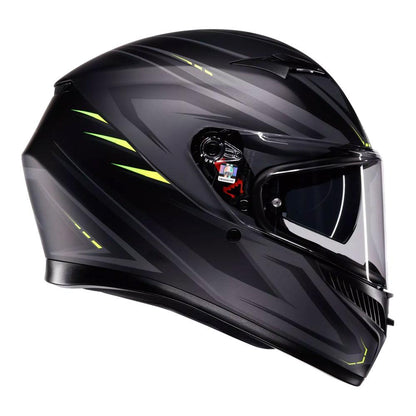 AGV K3 - Syth Matt Black/Yellow Fluro